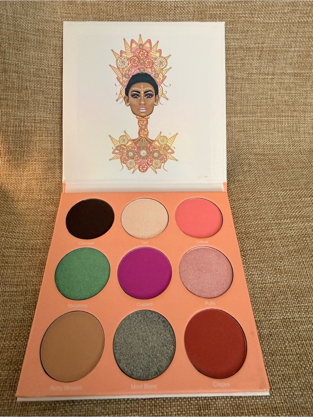 Juvia's Place The Douce Eyeshadow Palette - Pink, Gold, Brown - Picture 2 of 2